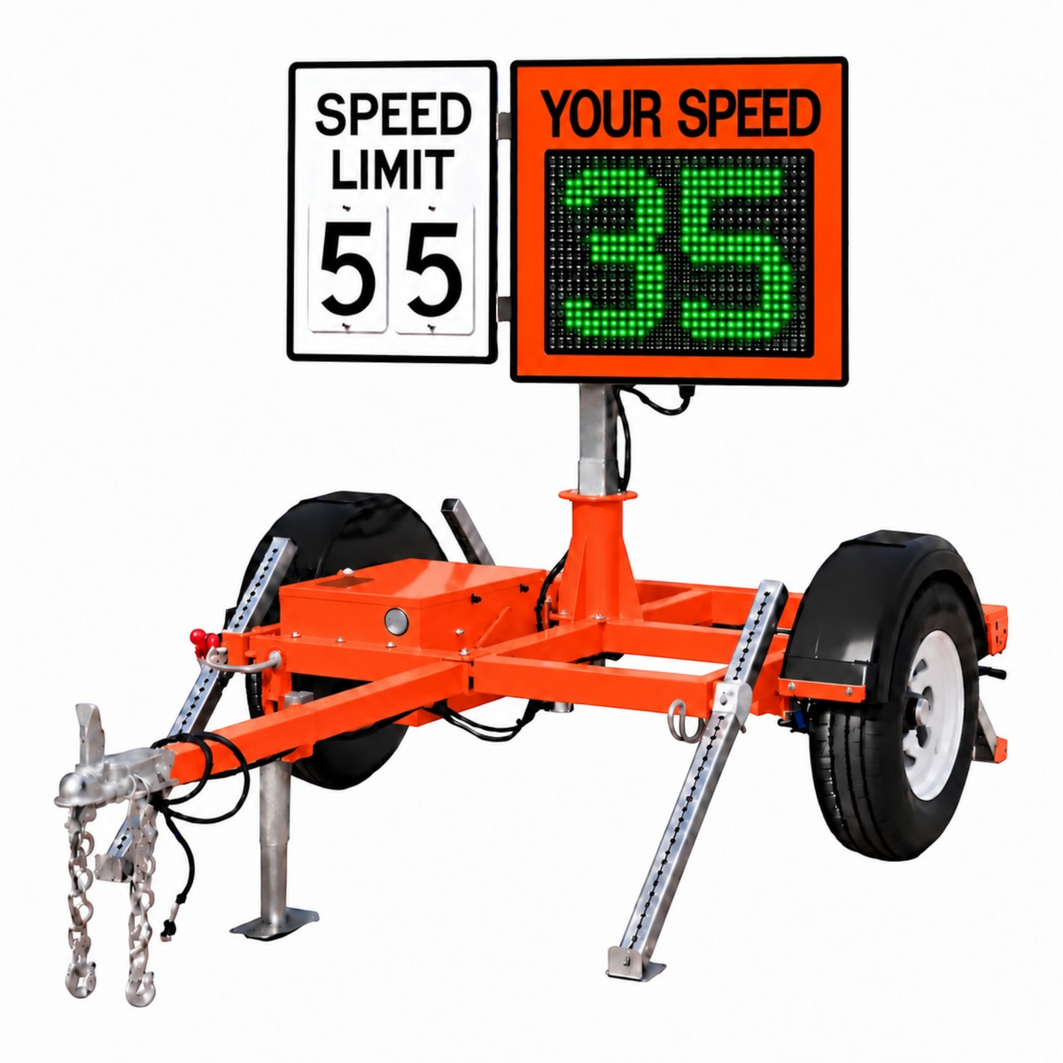 Winstar CT-400M Compact Speed Radar Trailer