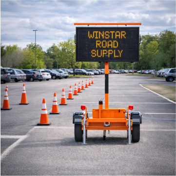 Winstar WRS-200M Standard Matrix Portable Changeable Message Sign