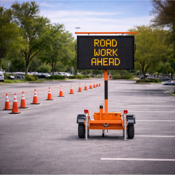 Winstar WRS-200M Standard Matrix Portable Changeable Message Sign