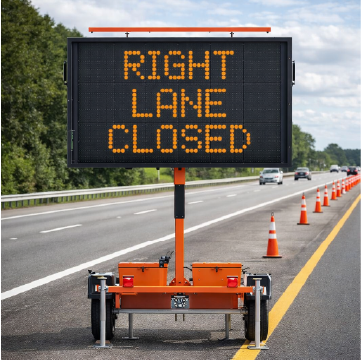 Winstar WRS-300M Mid-Size Matrix Portable Changeable Message Sign