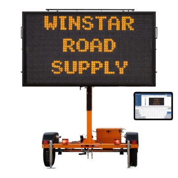 Winstar WRS-400M Full-Size Matrix Portable Changeable Message Sign