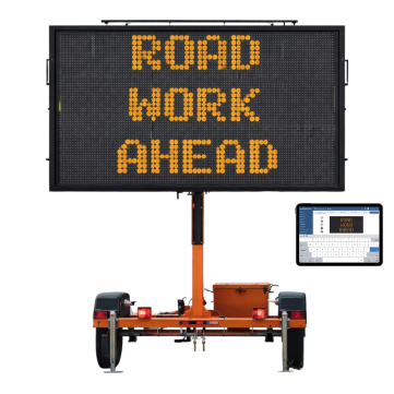 Winstar WRS-400MC Full-Size Matrix Portable Changeable Message Sign
