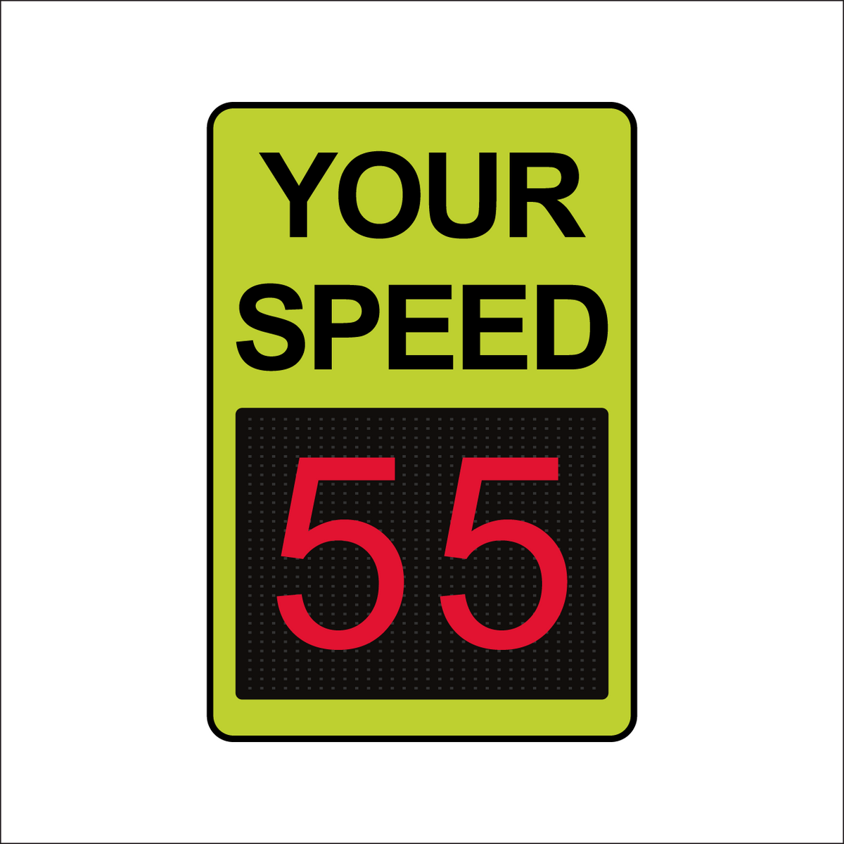 Winstar 15M Digital Radar Speed Sign 24" x 36" (26.5" Matrix LED Display)