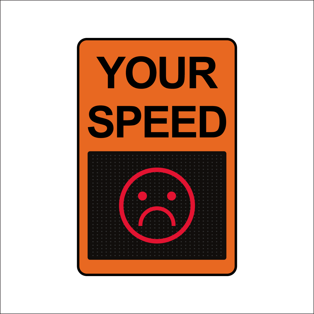 Winstar 15M Digital Radar Speed Sign 24" x 36" (26.5" Matrix LED Display)