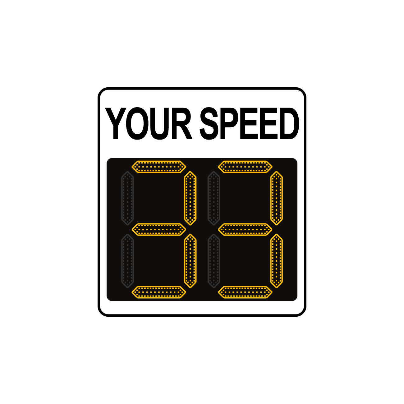 Winstar™ Digital Radar Speed Signs - 26.5