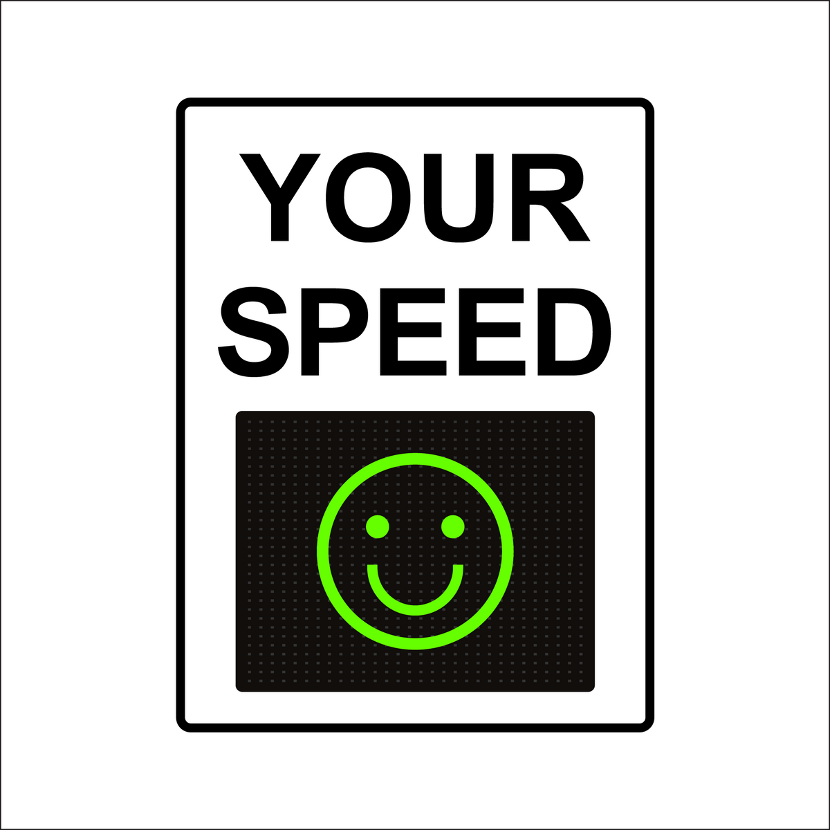 Winstar 18M Digital Radar Speed Sign 36" x 48" (34.5" Matrix LED Display)