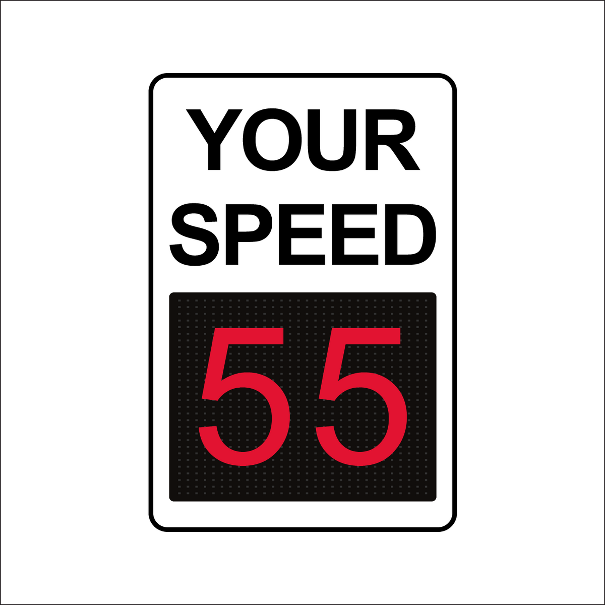 Winstar 15M Digital Radar Speed Sign 24" x 36" (26.5" Matrix LED Display)