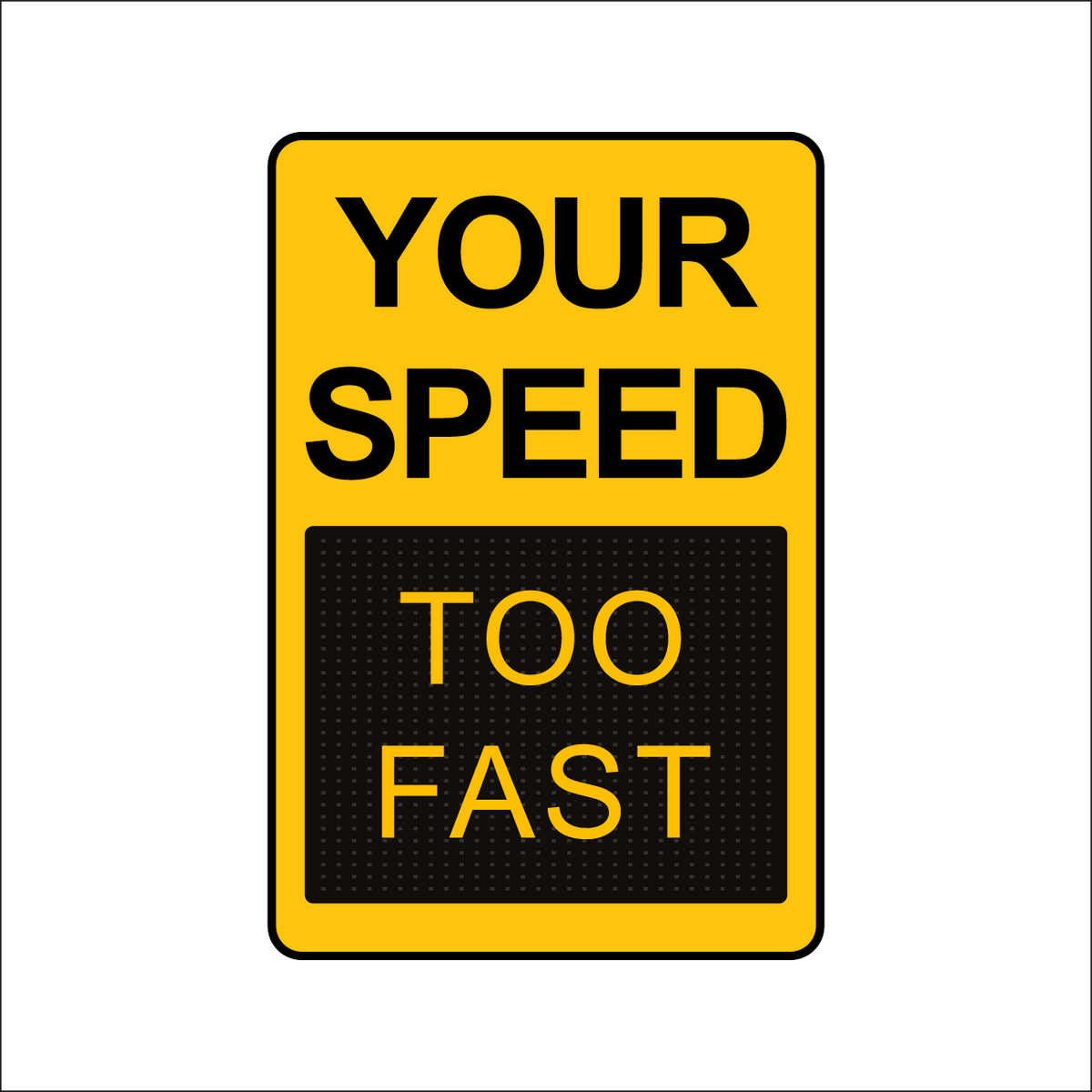 Winstar 15M Digital Radar Speed Sign 24" x 36" (26.5" Matrix LED Display)