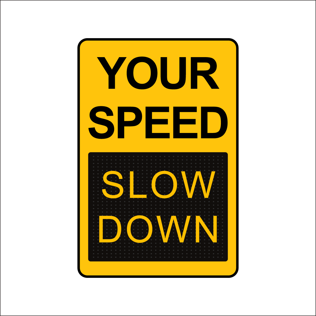 Winstar™ Digital Radar Speed Signs - 26.5" Matrix LED Display