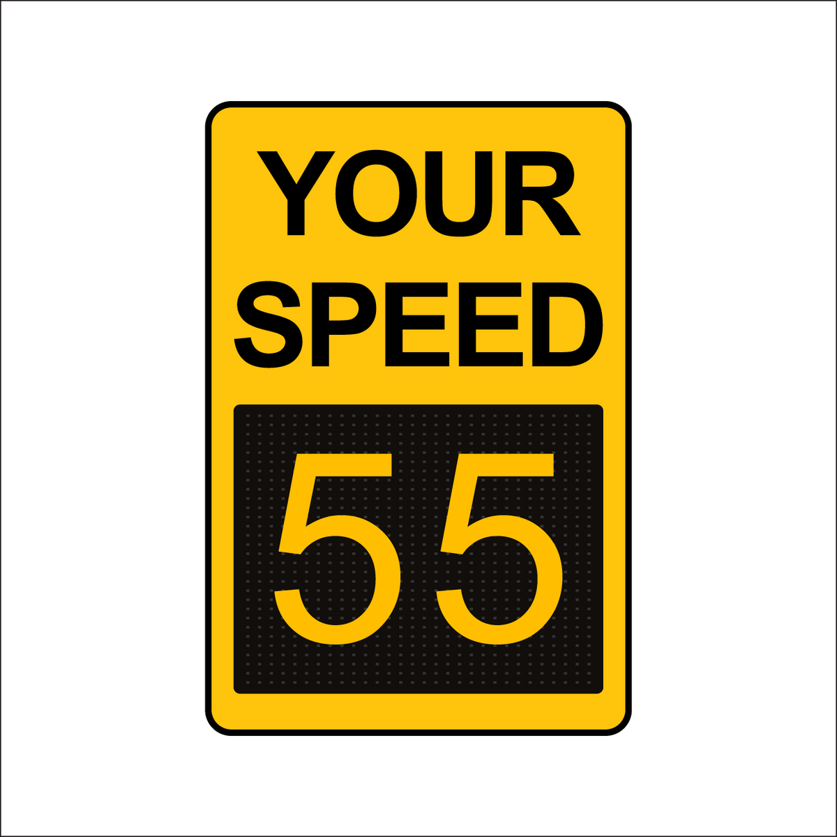 Winstar 15M Digital Radar Speed Sign 24" x 36" (26.5" Matrix LED Display)