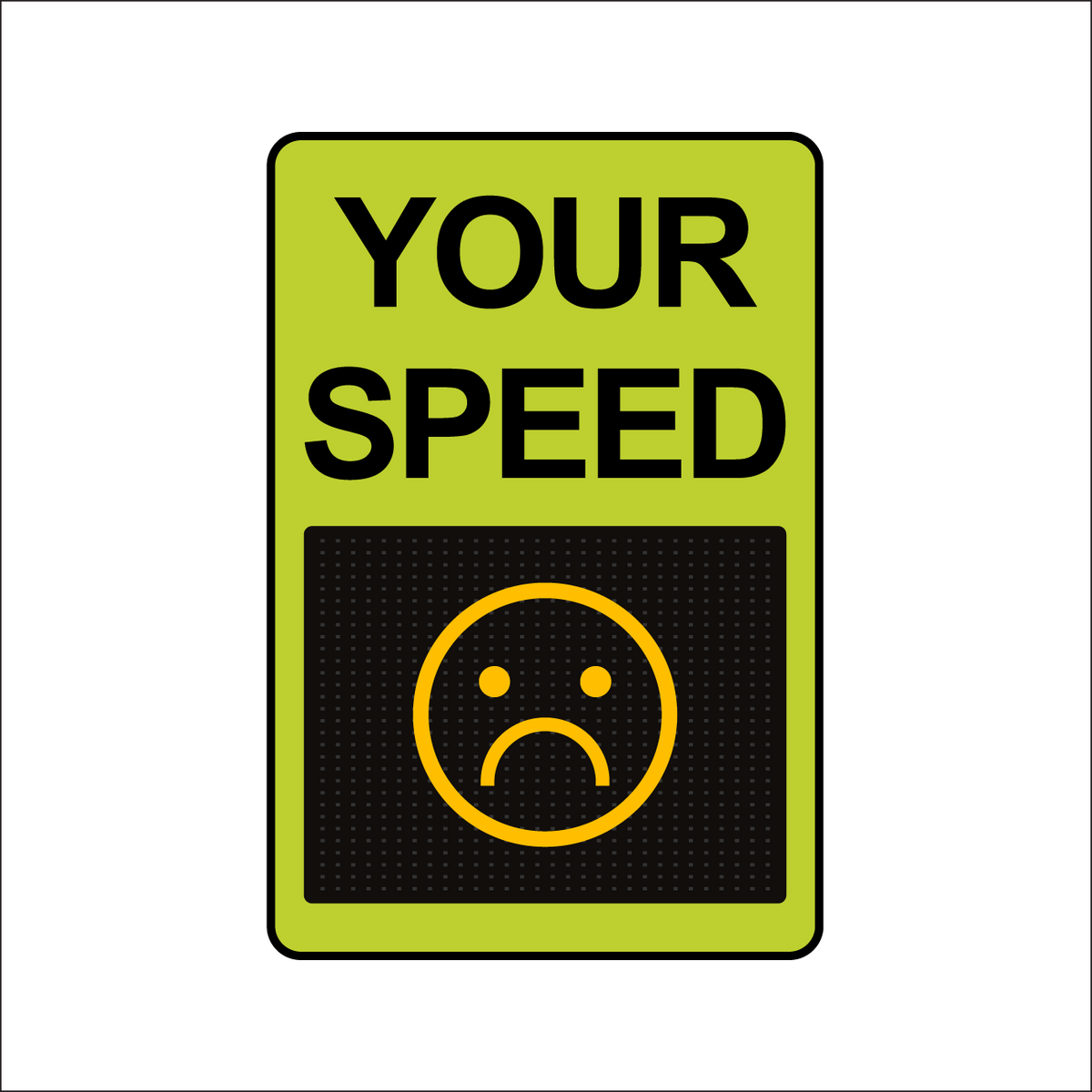Winstar 15M Digital Radar Speed Sign 24" x 36" (26.5" Matrix LED Display)