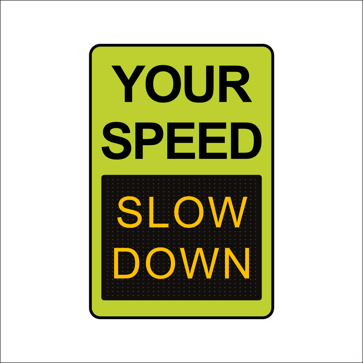Winstar™ Digital Radar Speed Signs - 26.5" Matrix LED Display