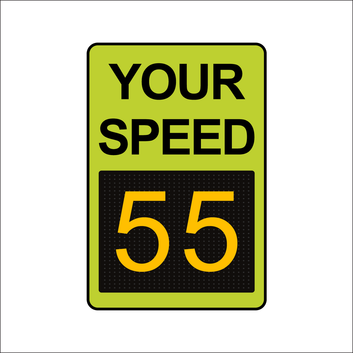 Winstar™ Digital Radar Speed Signs - 26.5" Matrix LED Display