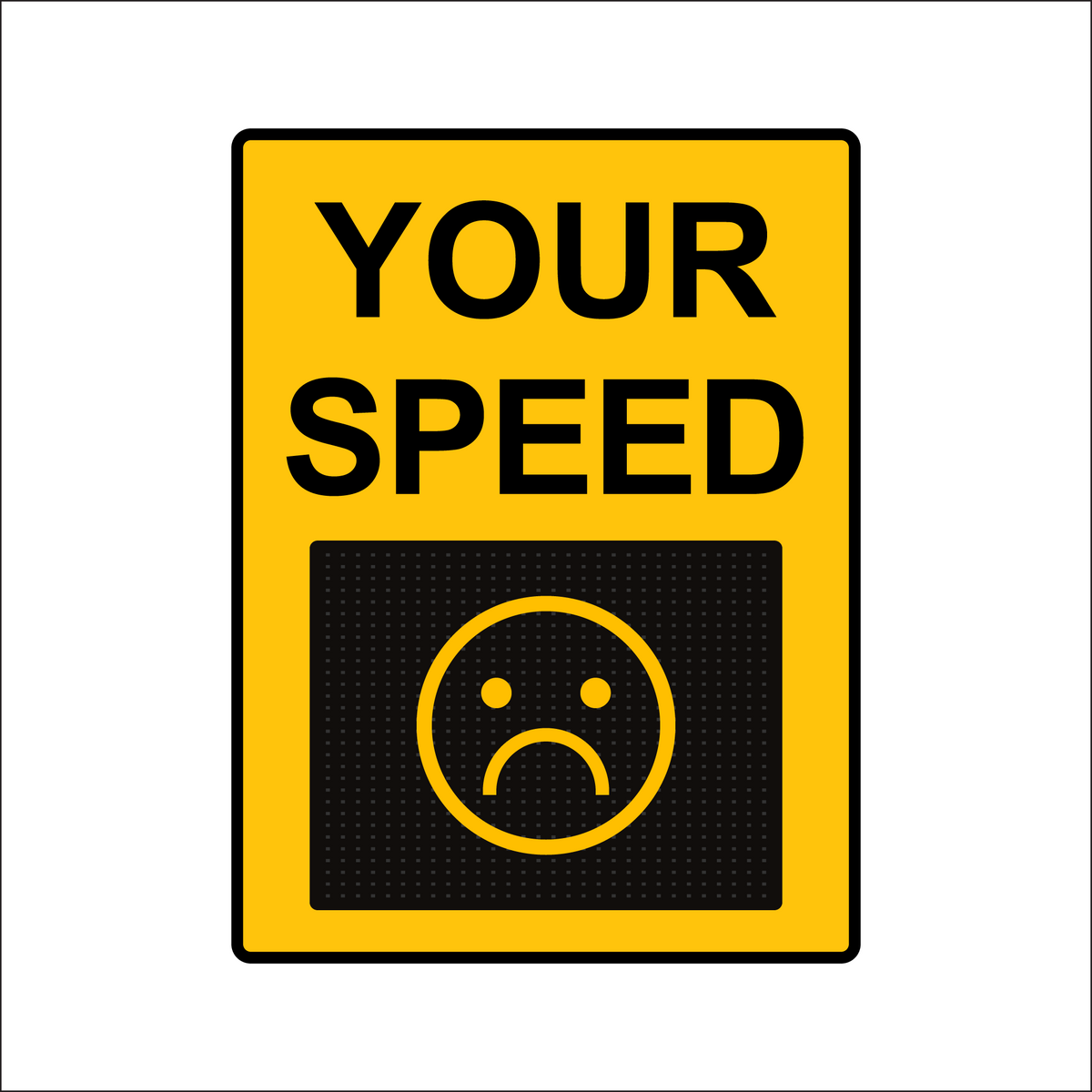 Winstar 18M Digital Radar Speed Sign 36" x 48" (34.5" Matrix LED Display)