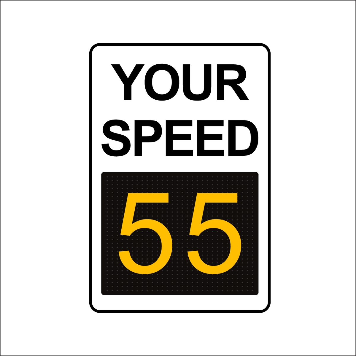 Winstar™ Digital Radar Speed Signs - 26.5" Matrix LED Display