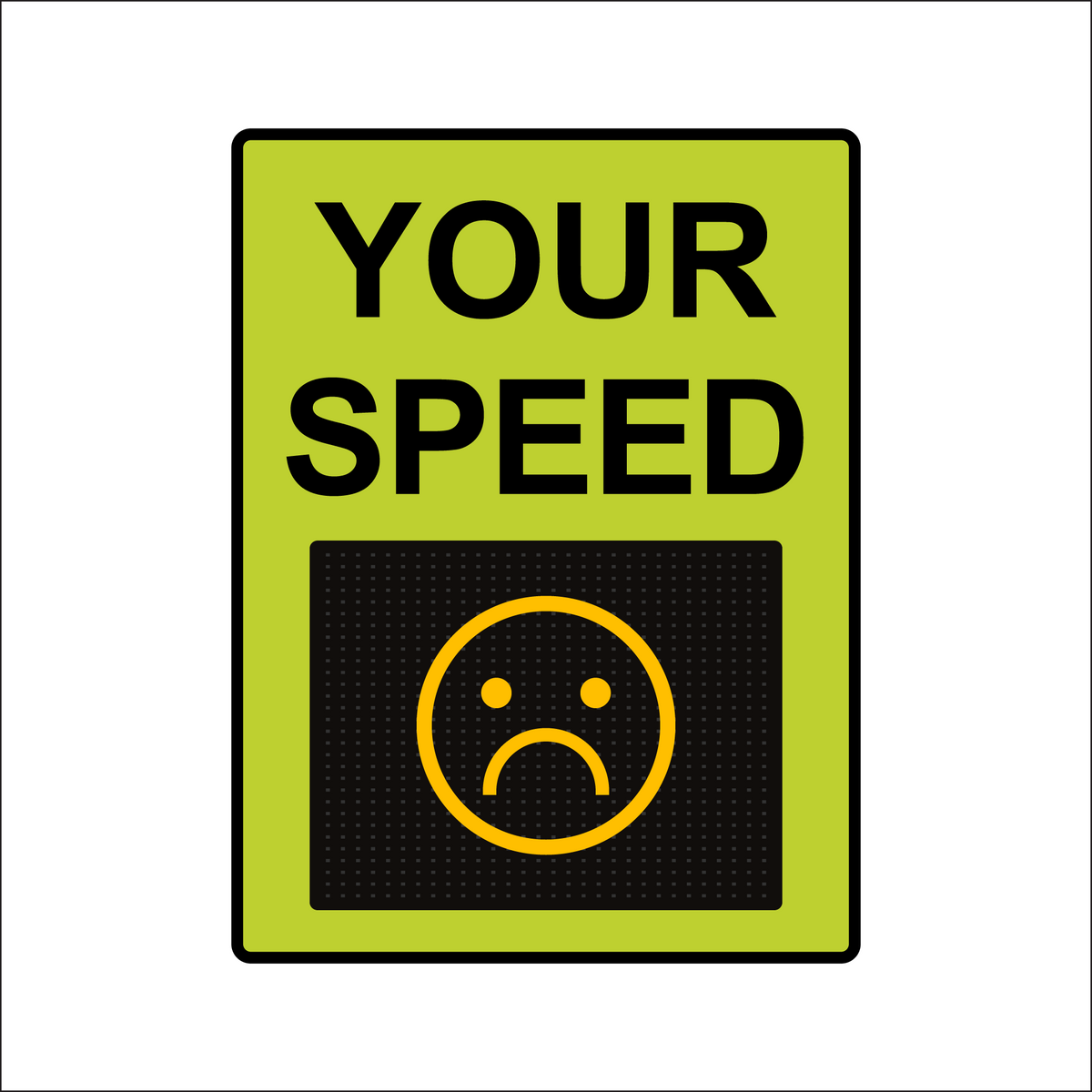 Winstar 18M Digital Radar Speed Sign 36" x 48" (34.5" Matrix LED Display)