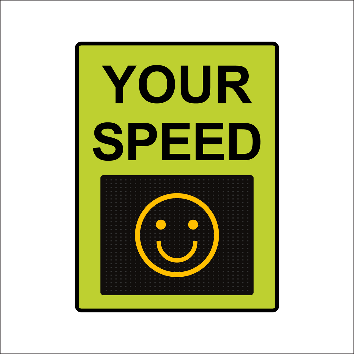 Winstar 18M Digital Radar Speed Sign 36" x 48" (34.5" Matrix LED Display)
