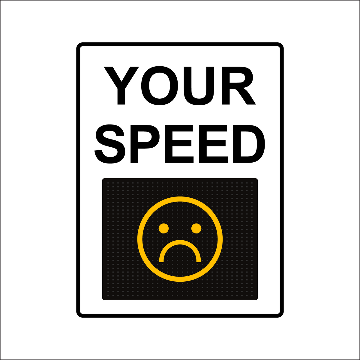 Winstar 18M Digital Radar Speed Sign 36" x 48" (34.5" Matrix LED Display)