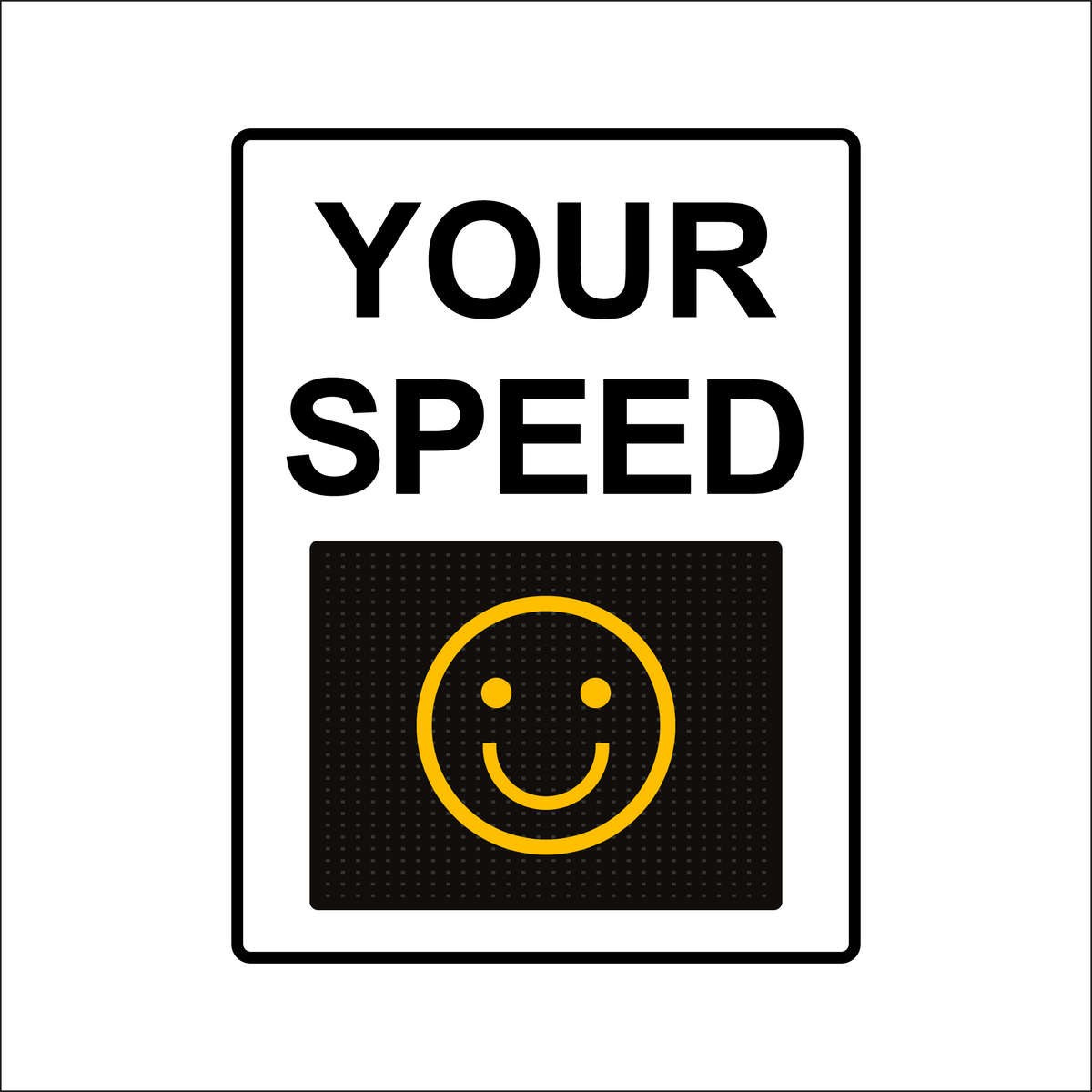 Winstar 18M Digital Radar Speed Sign 36" x 48" (34.5" Matrix LED Display)