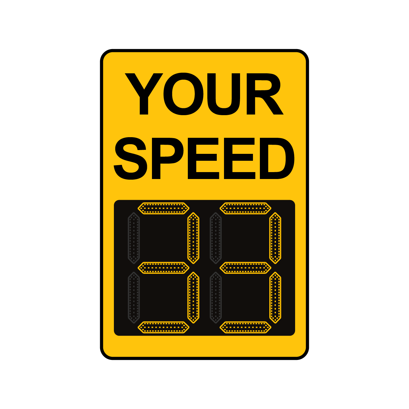 Winstar™ Digital Radar Speed Signs - 26.5