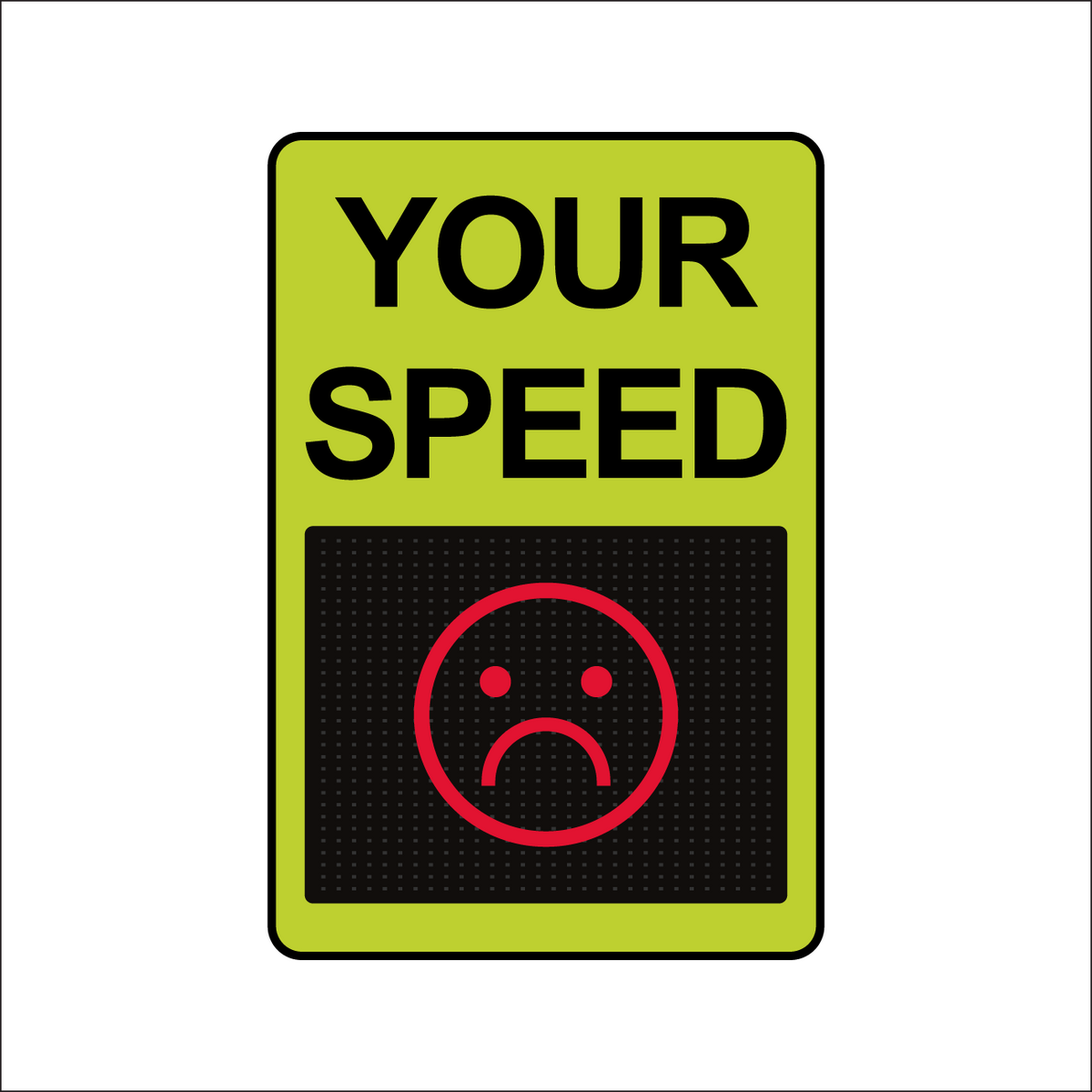 Winstar 15M Digital Radar Speed Sign 24" x 36" (26.5" Matrix LED Display)