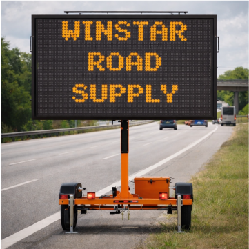 Winstar WRS-400M Full-Size Matrix Portable Changeable Message Sign