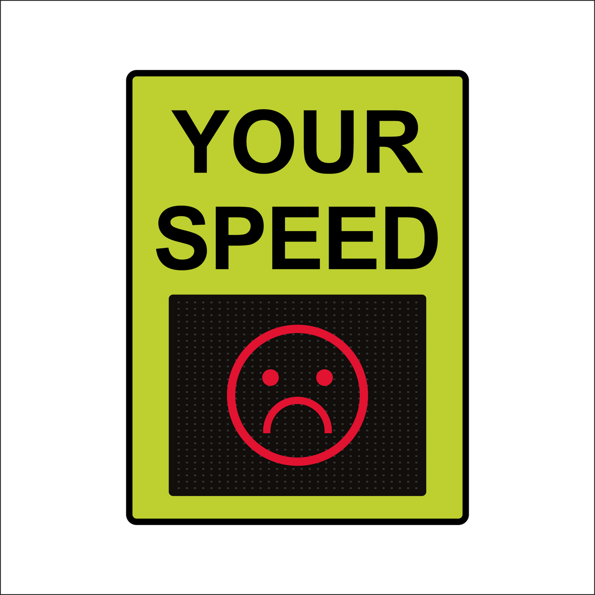 Winstar 18M Digital Radar Speed Sign 36" x 48" (34.5" Matrix LED Display)