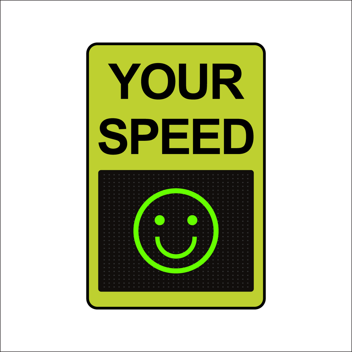 Winstar 15A-M Digital Radar Speed Sign 28&quot; x 33&quot; (26.5&quot; Matrix LED Display)
