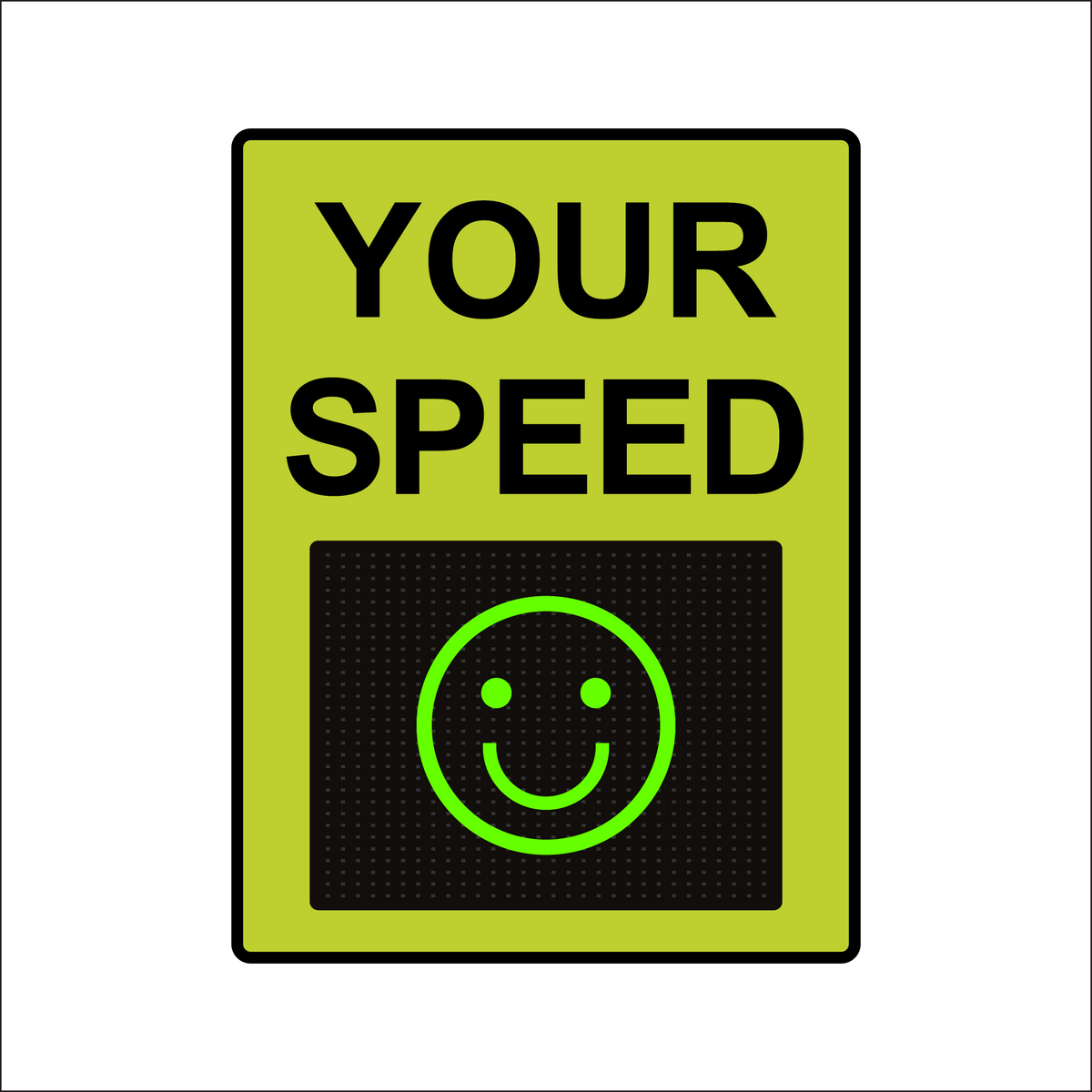 Winstar 18M Digital Radar Speed Sign 36" x 48" (34.5" Matrix LED Display)