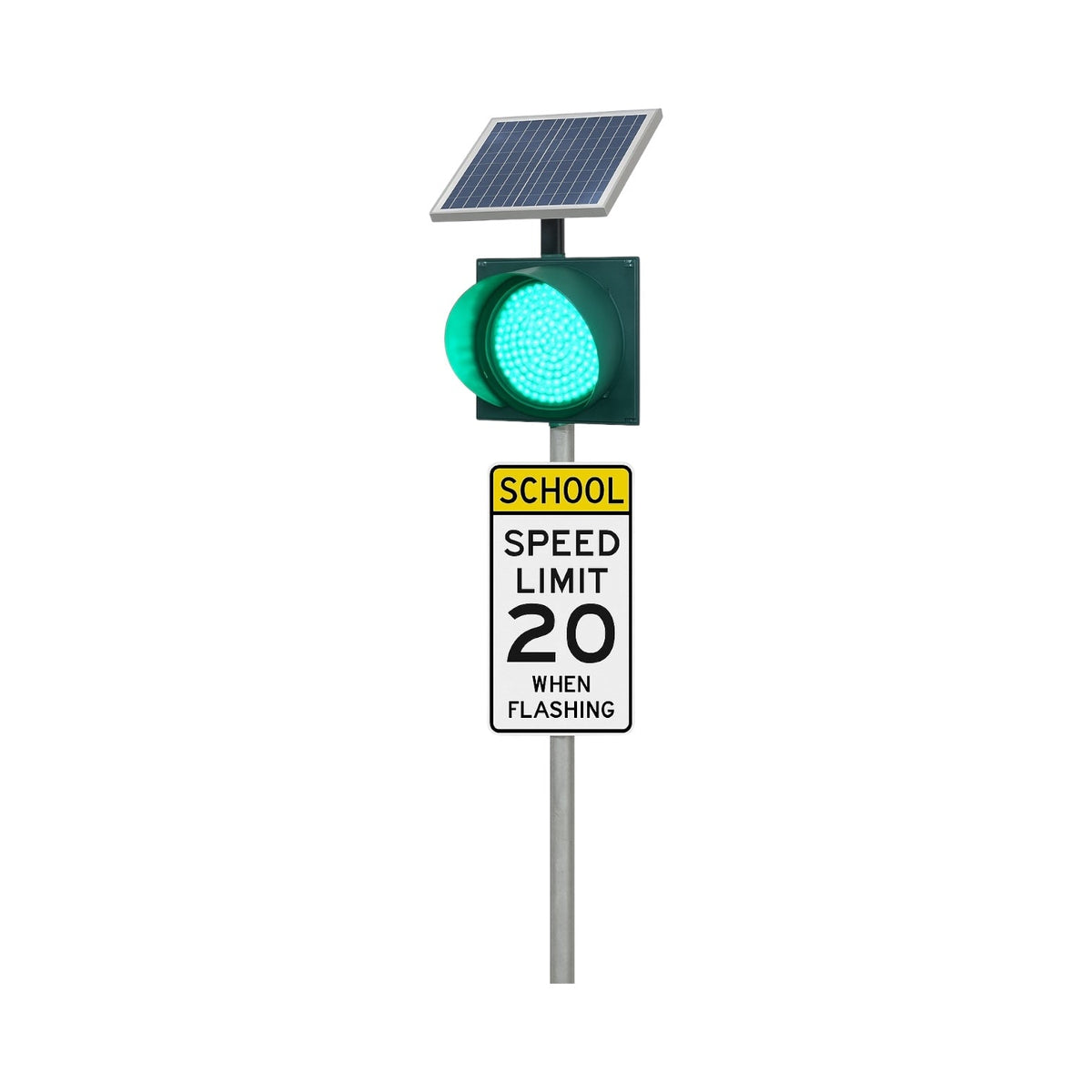 Winstar LED Flashing Beacon System - Green
