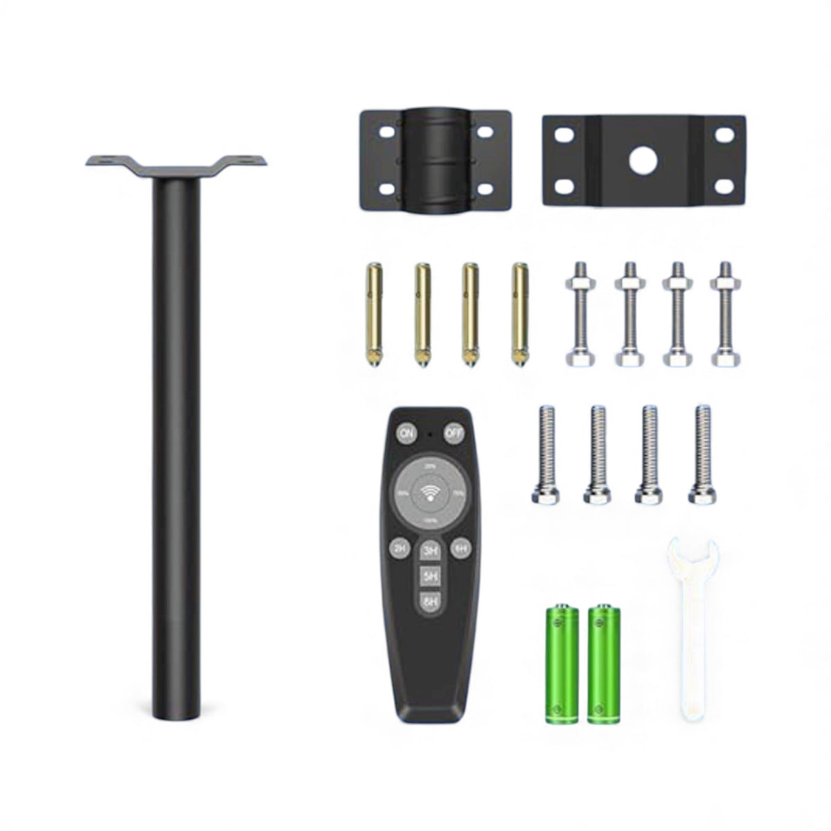 Winstar 4,800 Lumen Solar Street Light with Motion & Timer Control