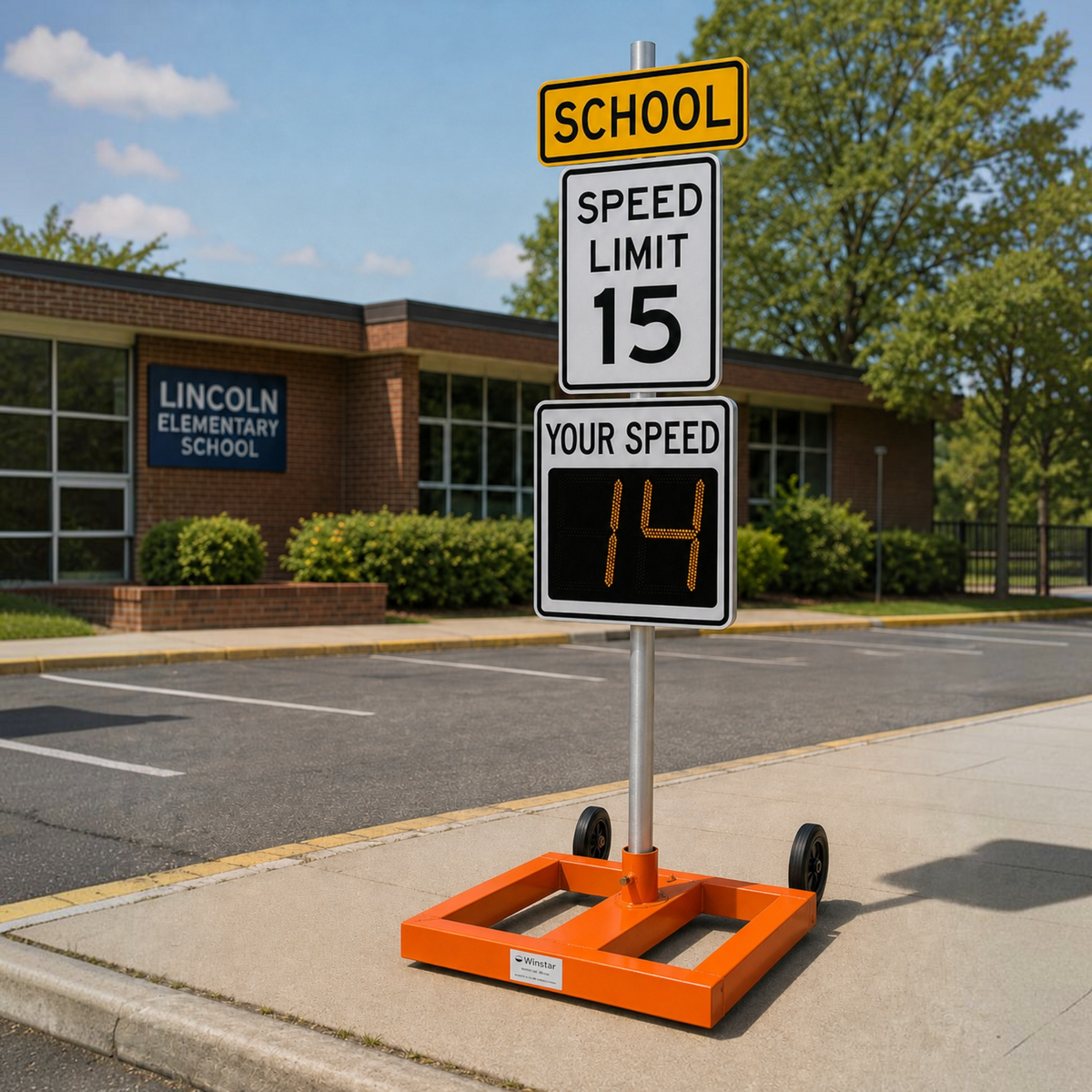 Winstar Mobile Radar Sign Stand