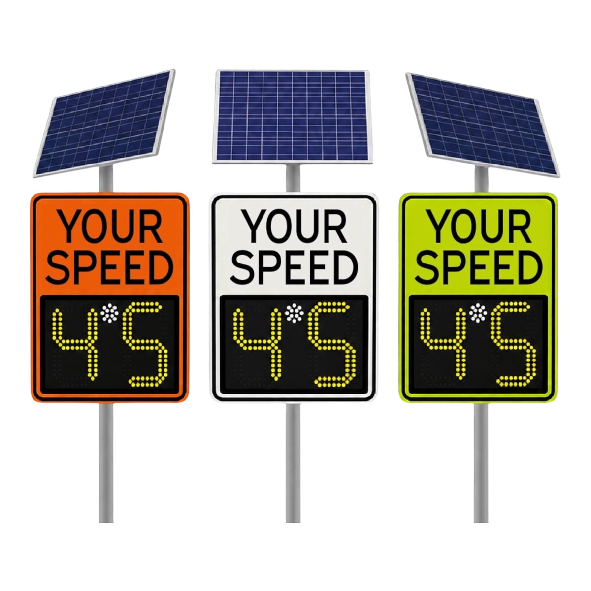 Winstar™ Digital Radar Speed Signs - 26.5" Matrix LED Display